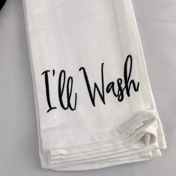 NWT Farmhouse Set Of Two Kitchen Towel & Set Of Two Pot Holders 100% Cotton - Picture 5 of 7